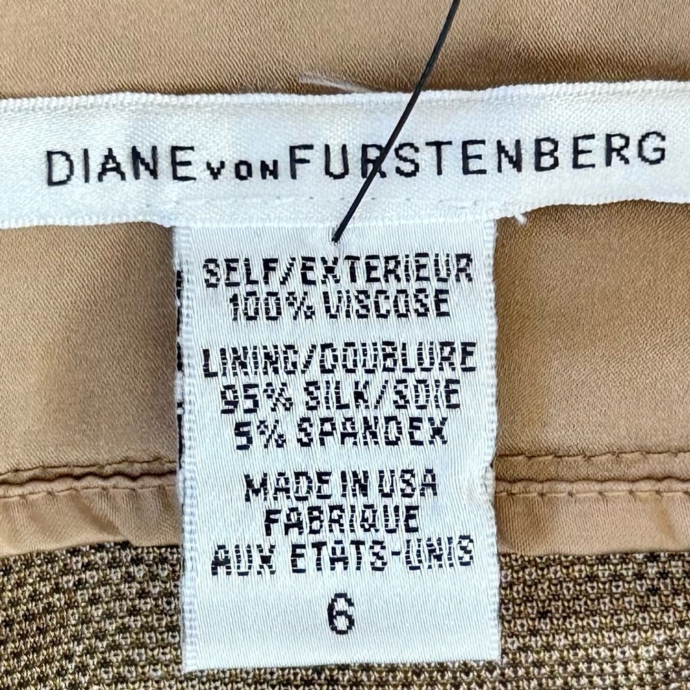 Diane Von Furstenberg Animal Print Mini Skirt‎ Size M - Picture 5 of 10